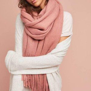 Anthropologie pink scarf